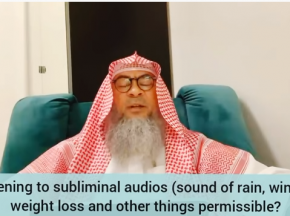 Listening to subliminal audios (sounds of rain, wind) for weight loss & other things