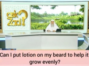 Can I use cream or lotion on my beard to help it grow evenly?