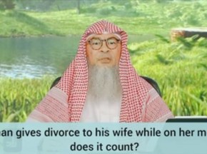 If a man gives divorce to his wife on menses, does it count?