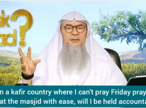 Migrated 2 kafir country, cant pray Friday nor pray in masjid with ease, kids deviating, am I sinful
