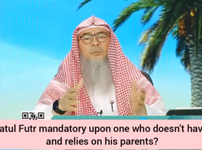Is zakat al fitr mandatory on student who does not earn, Is dependent on his parents