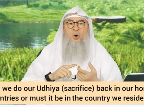 Can we (expats) slaughter our Udhiya back home (& in poor & needy Muslim countries)?