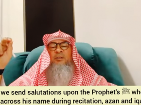 Must we send salutations on Prophet when we hear his name during Salah, Adhan Iqamah