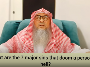 What are the 7 major sins that doom a person to hell