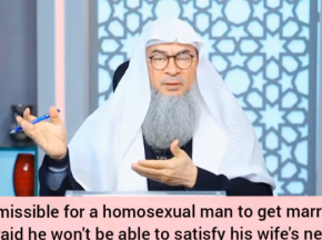 ​Can a homosexual man get married if he's afraid he won't satisfy his wife sexually?