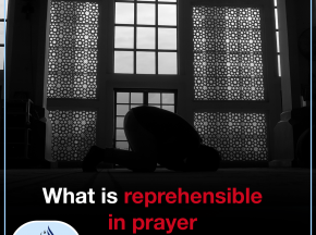 What is reprehensible in prayer