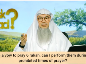 ​Made a vow to pray 6 rakahs, can I pray them during forbidden (prohibited) times?