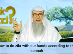 ​How to do dhikr on our hands according to the sunnah?