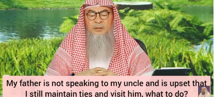 My father is not speaking to my uncle & is upset I maintain ties with him, what 2 do