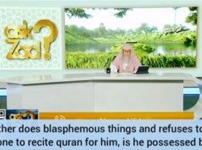 Says blasphemous things like Allah speaks through him, refuses ruqya Is he possessed