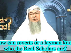 How can reverts or a layman know who the real scholars are?