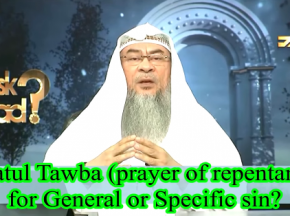 Salat ut Tawbah (prayer of forgiveness) for general sins or a particular sin?