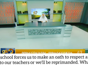 School forces us to make an oath to respect & be polite to teachers, What to do?