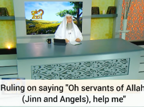 Ruling on calling "Oh servants of Allah (Jinns & Angels) help me".