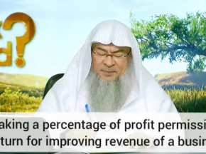 Taking a percentage of Profit from the money I invested in a business
