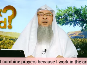 Can I combine prayers because I work in the Army?