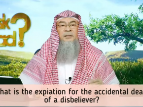 What is the expiation for the accidental death of a disbeliever?