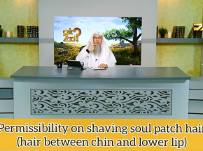 Is it permissible to shave the Soul Patch (Hair under the lower lip)?